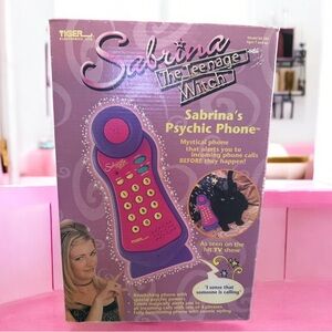 Sabrina The Teenage Witch Tiger Electronics Vintage Psychic Phone 1998 Talks Box